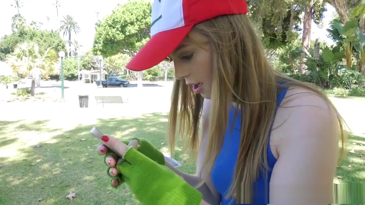 teen 18+ stepsister catching a rare Pokemon