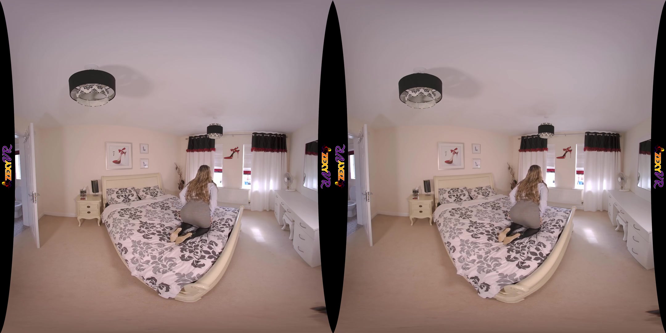 Up To No Good - Gorgeous Slut Solo Striptease on the Bed