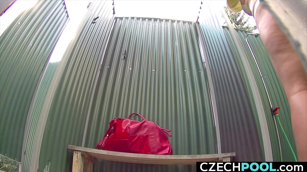 Busty MILF Spied in Public Shower