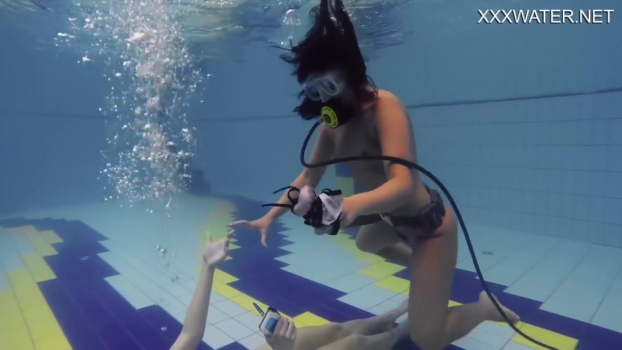 Hottest Euro Babes Alone And Naked In The Outdoor Pool Filming Each Other