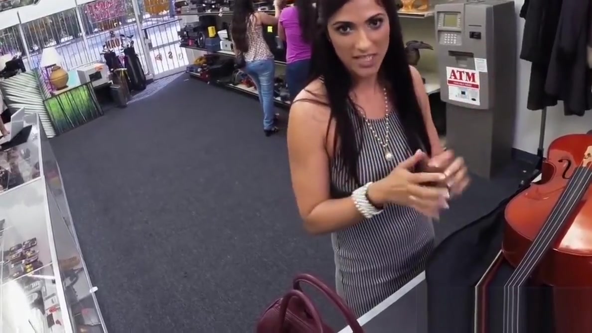 Good looking vixen sells cello and fucks for extra cash