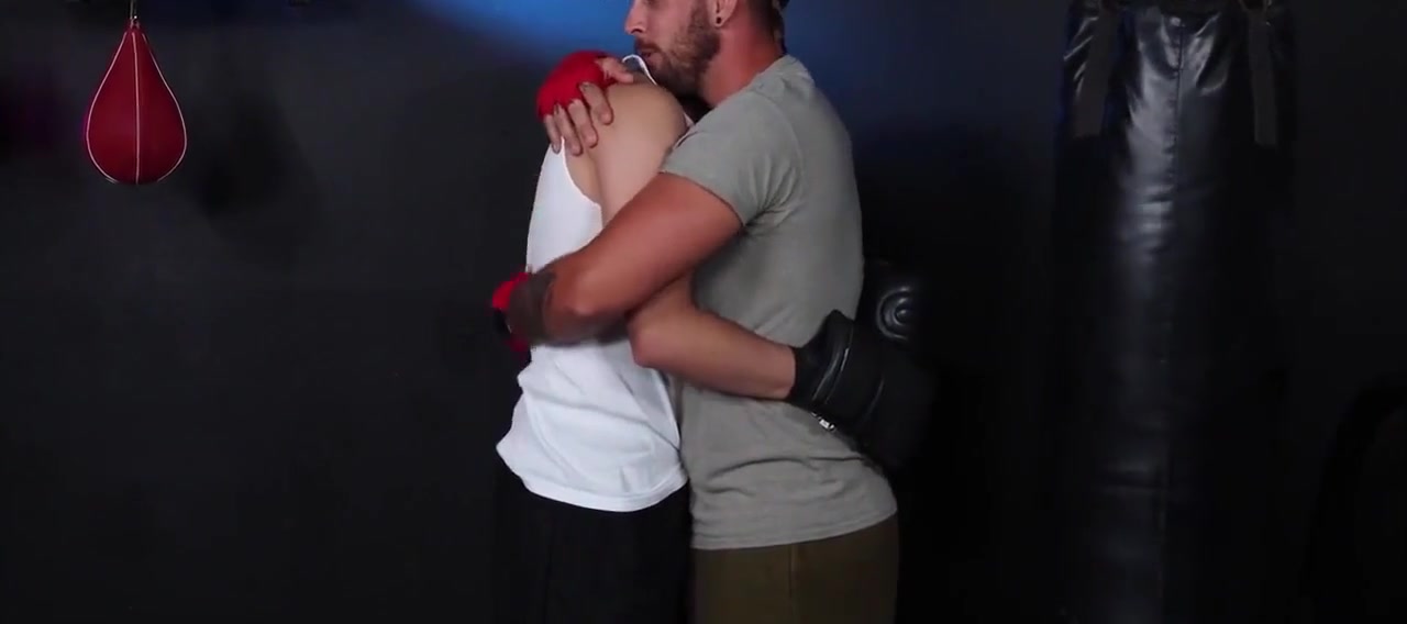 Angel Aldens Box Training Ends With Hard Bareback Fuck 7 Min