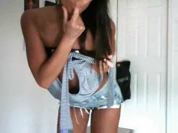 I just asked her to strip her beauties on webcam