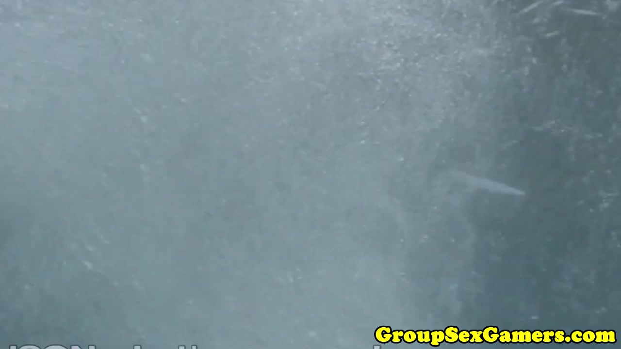 Facialized babes on beach sucking dick