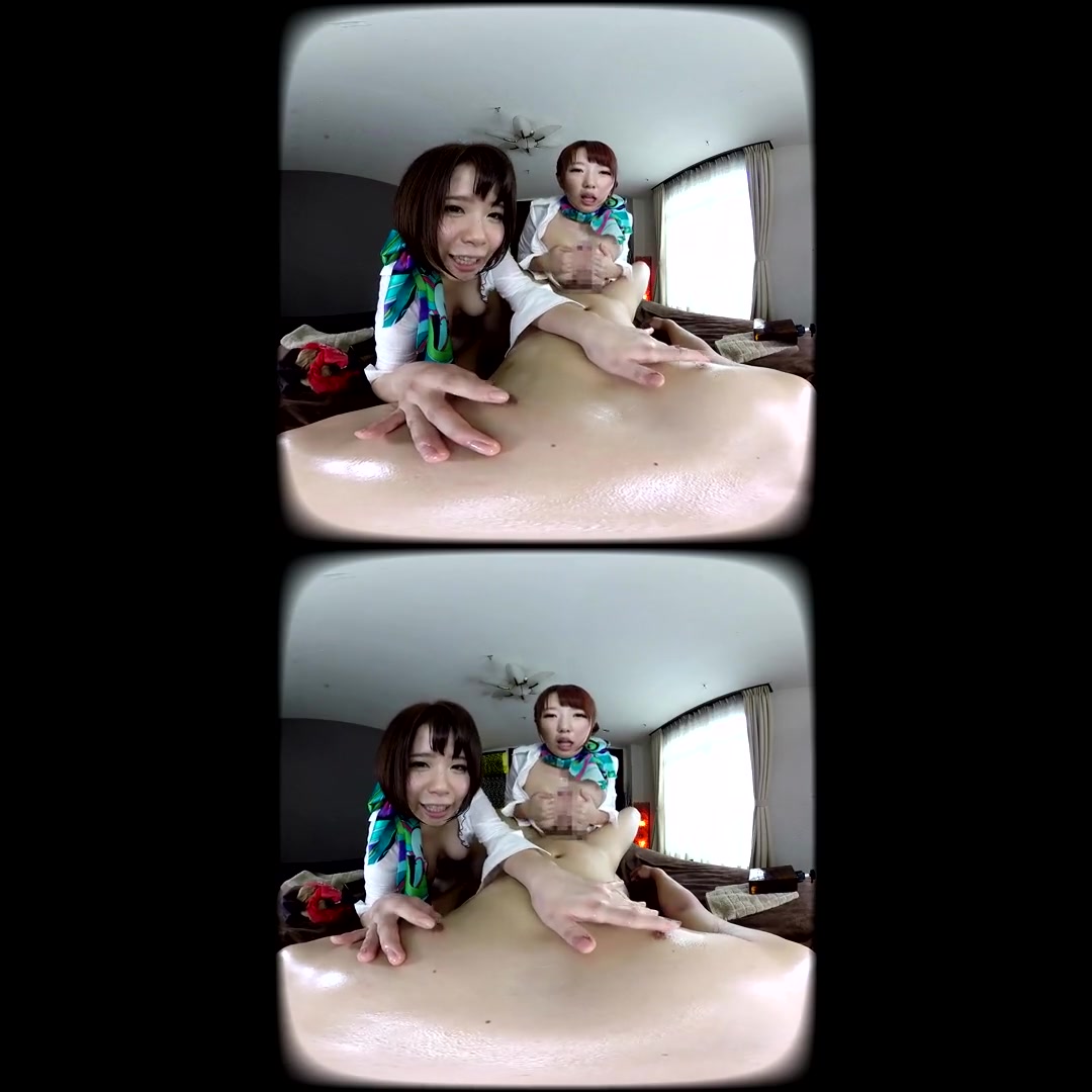 Sakura Haruno & Hikaru Akane in Sakura Haruno & Hikaru Akane Holistic Nipple Liberation Salon ~Special Pair VR Treatment~ Threesome FFM - WAAPVR