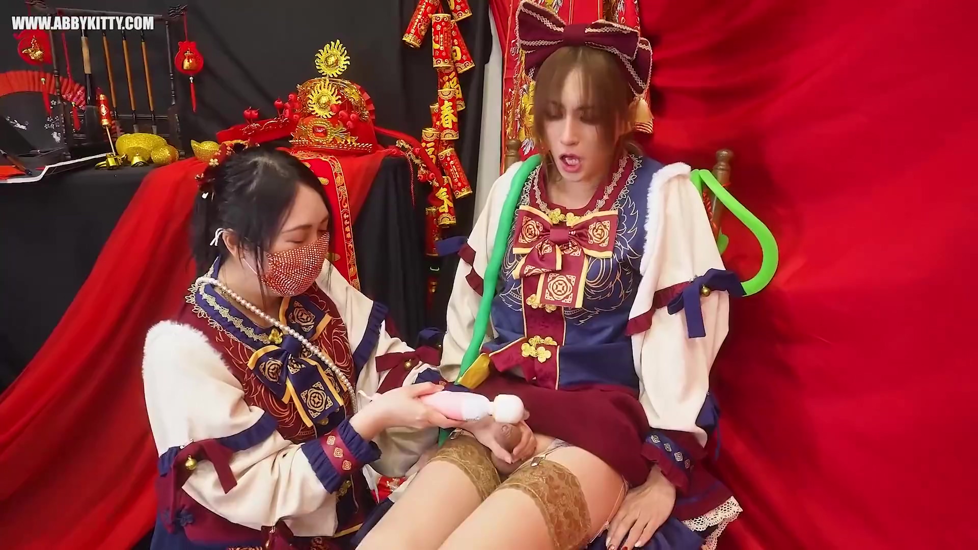 Abby Kitty - Ab138 Bitch Sissy Cumshot And Edging Training (chinese And English Subtitles)