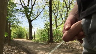 Nice flaccid cock public piss