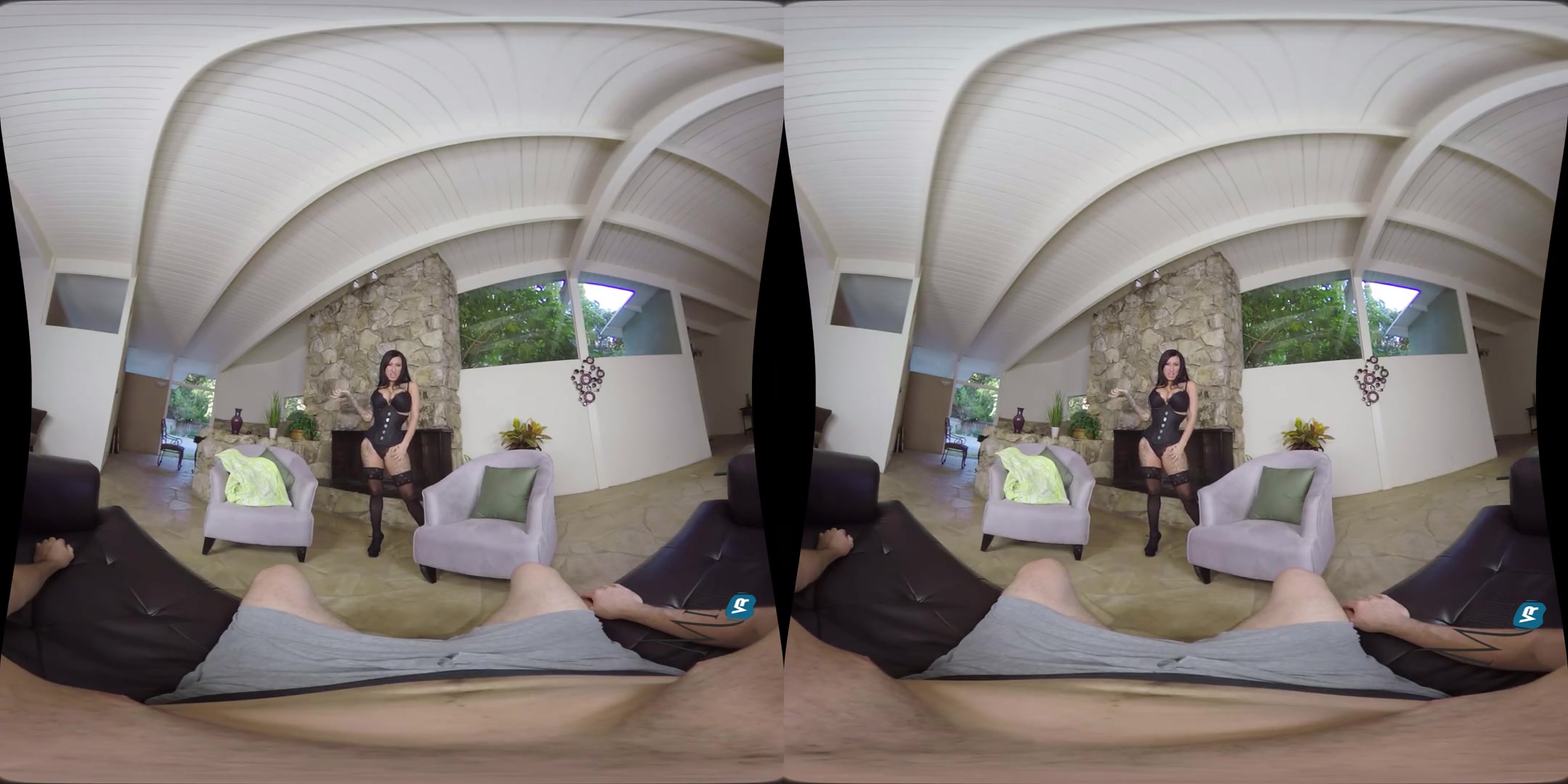 House Warming - Big Tits MILF Threesome Pornstar VR