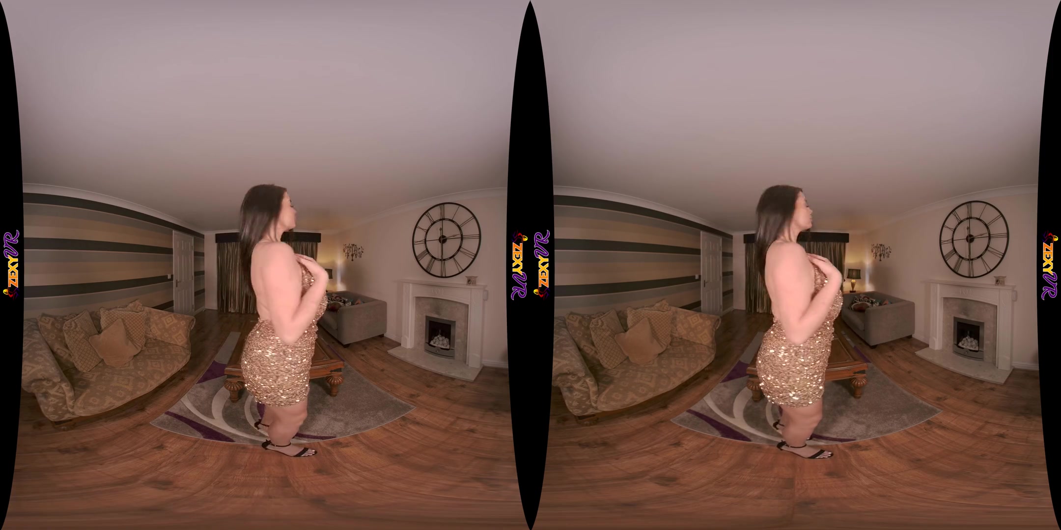 Glitter Tease - Big Tits Solo Striptease - SexLikeReal
