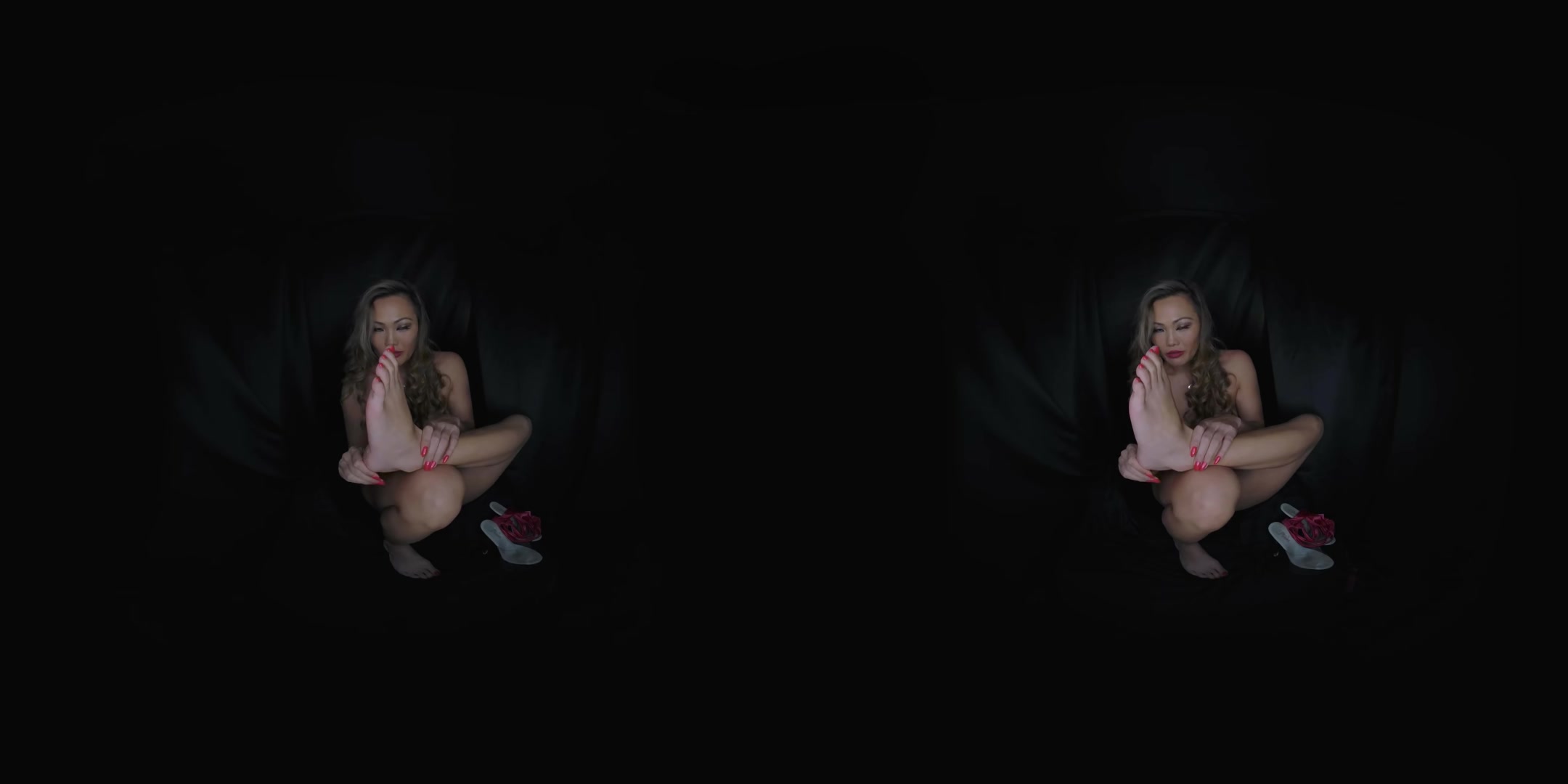 Her hot, Giantess, Asian Feet - LoveHerFeetVR