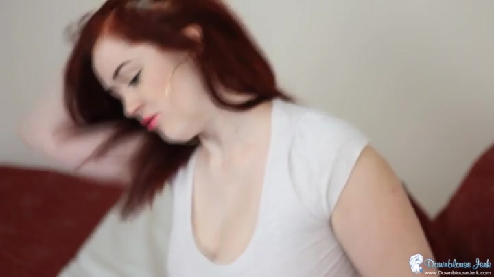 Jaye Rose in Spunk Over My Cleavage - DownblouseJerk