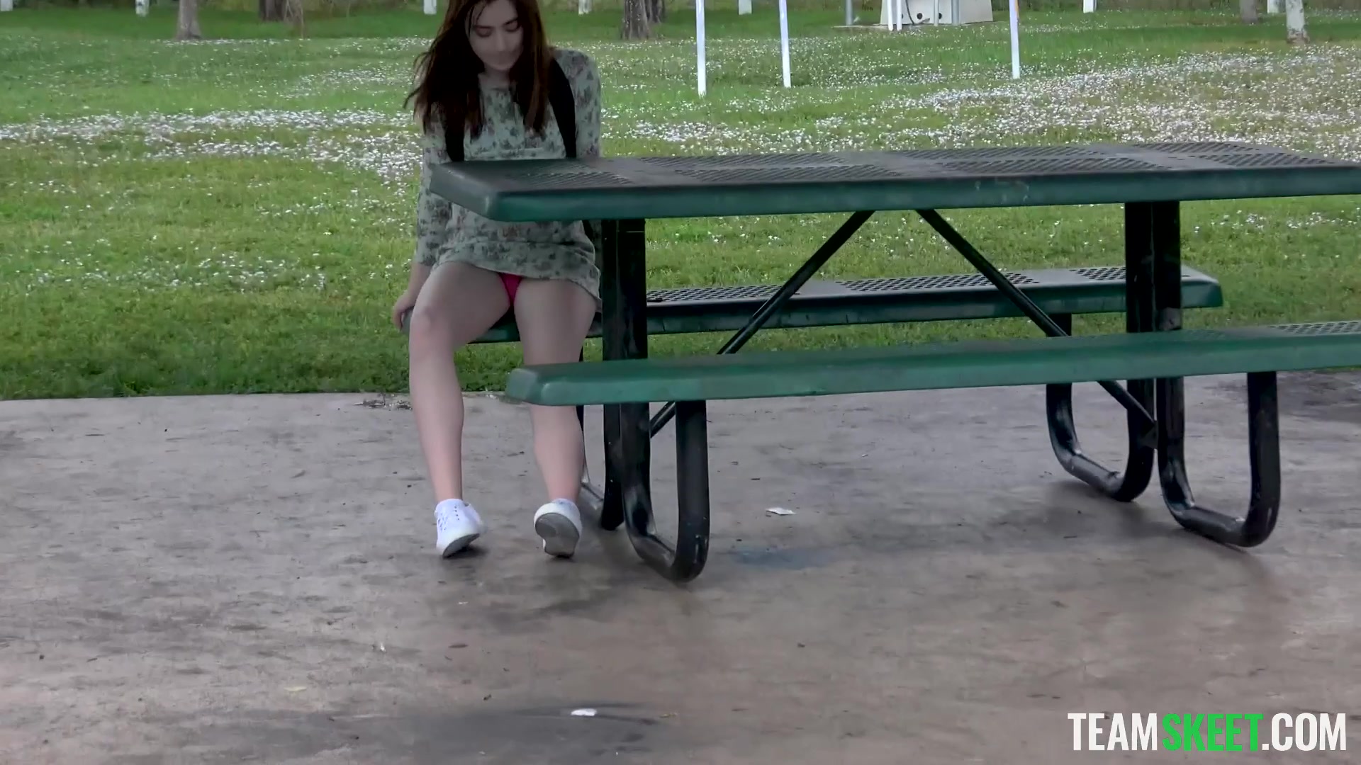 Shy Girl At The Park