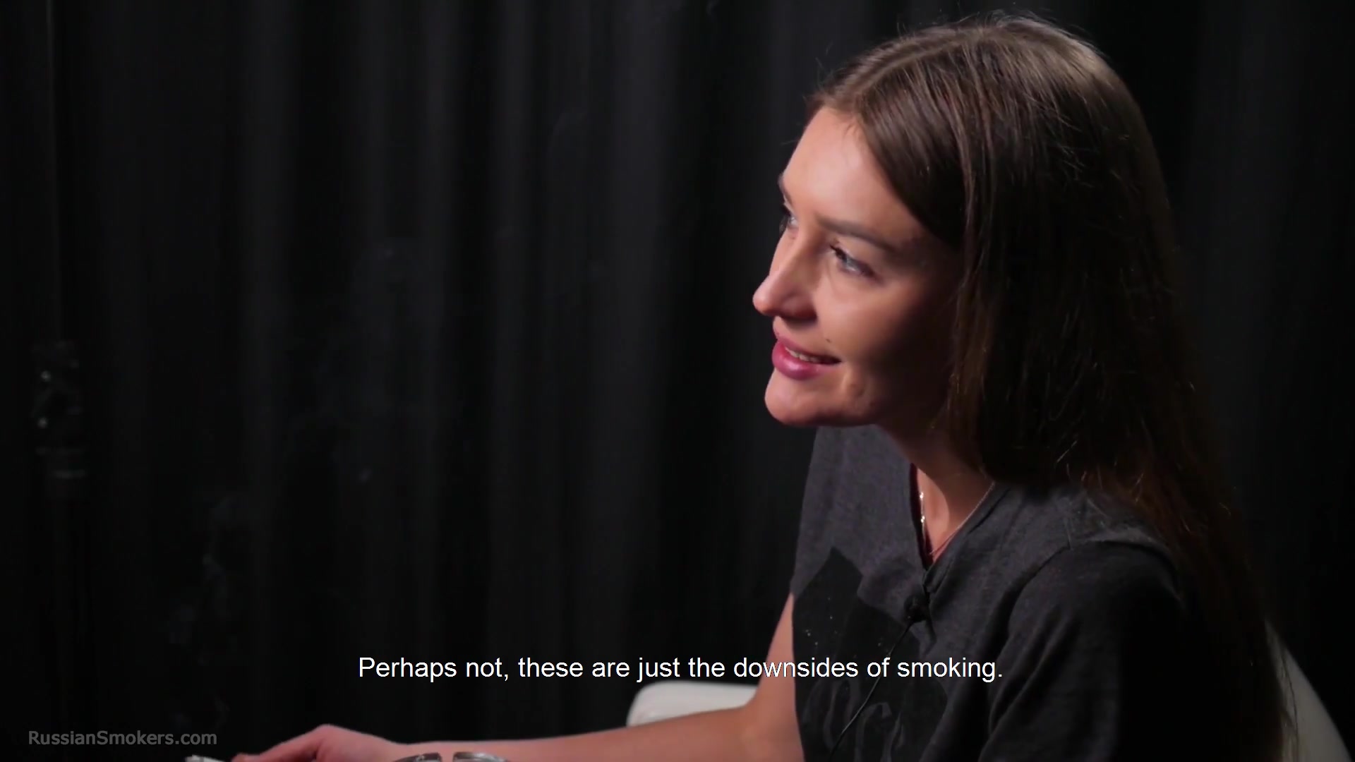 Kate Is Giving An Interview And Smoking 100mm Cigarettes