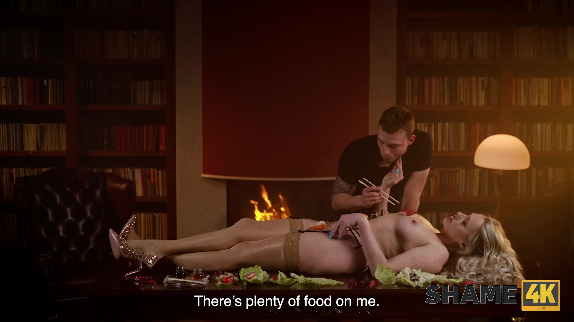 SHAME4K. Nyotaimori Naughty