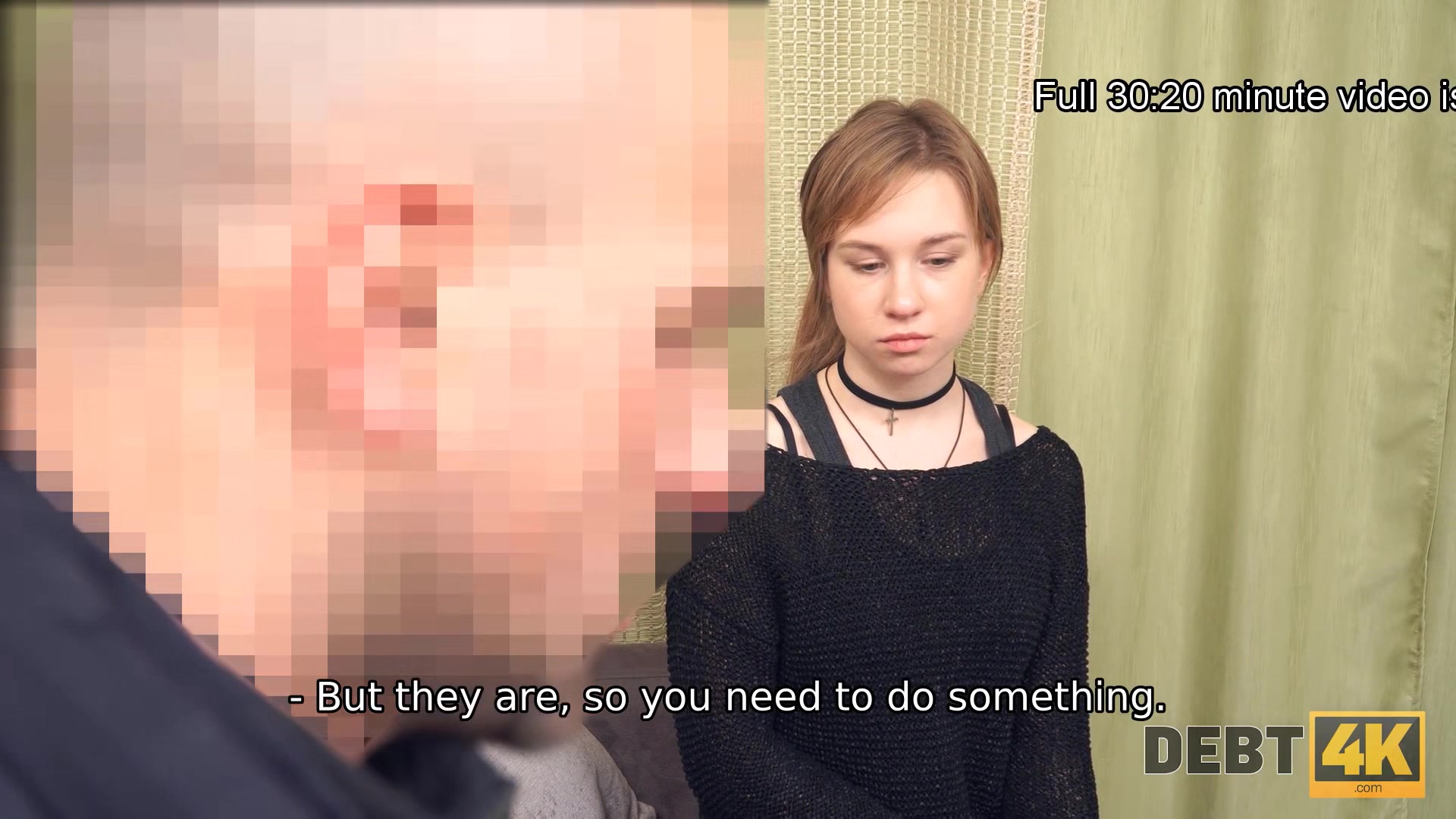 DEBT4k. Naive gal has to satisfy sexual needs of hung debt collector