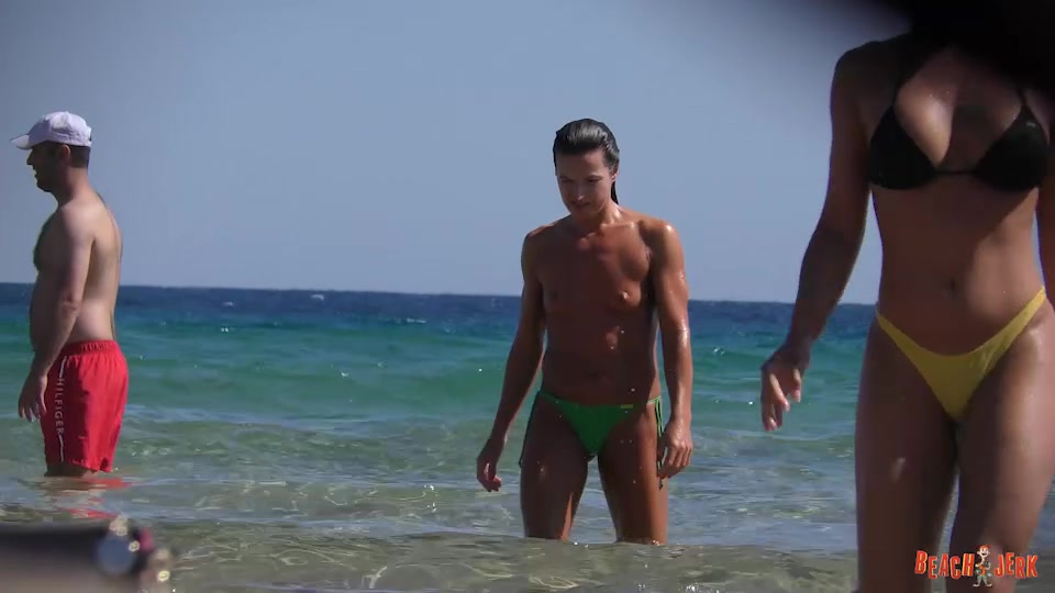 Green thong - BeachJerk
