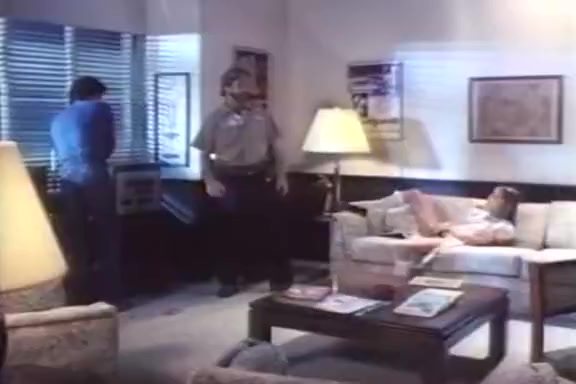 Angel West, Steve Powers, Jimmy Starr in classic xxx threesome sex scene