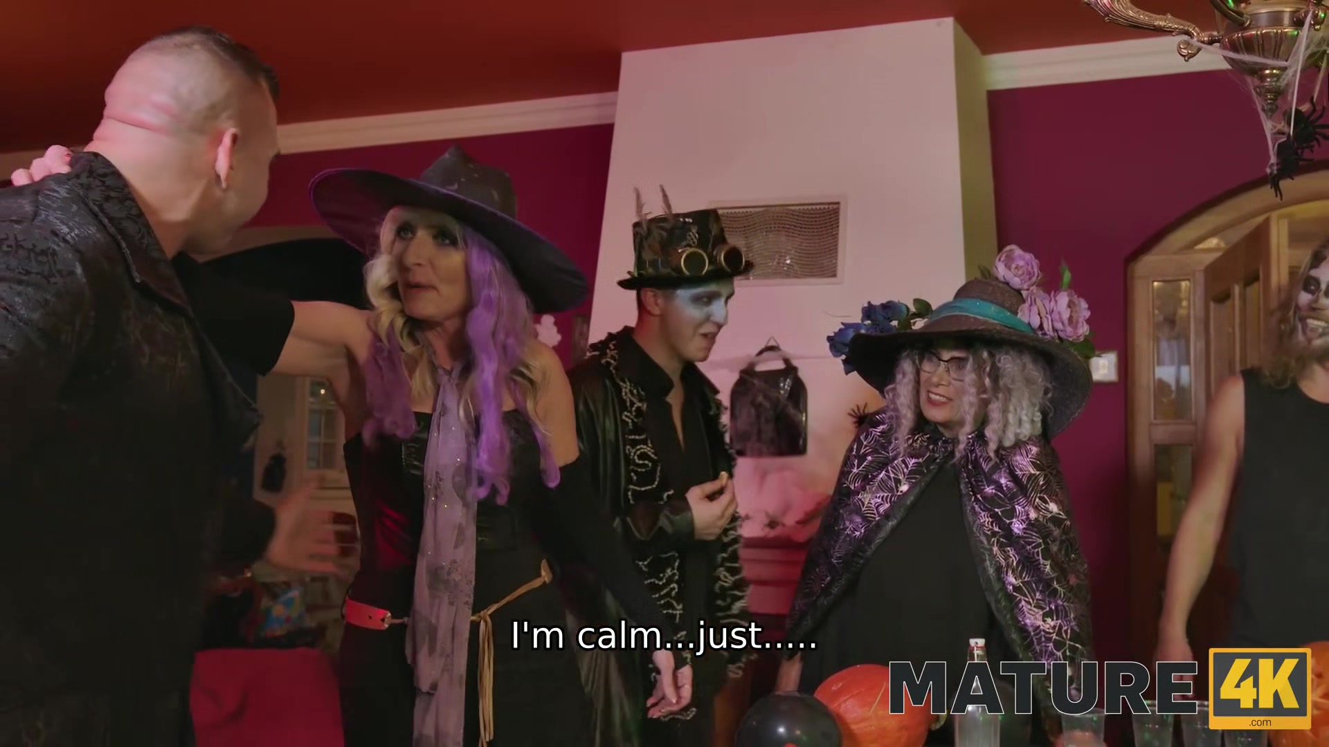 MATURE4K. Fucking Hide And Fucking Seek Halloween Game