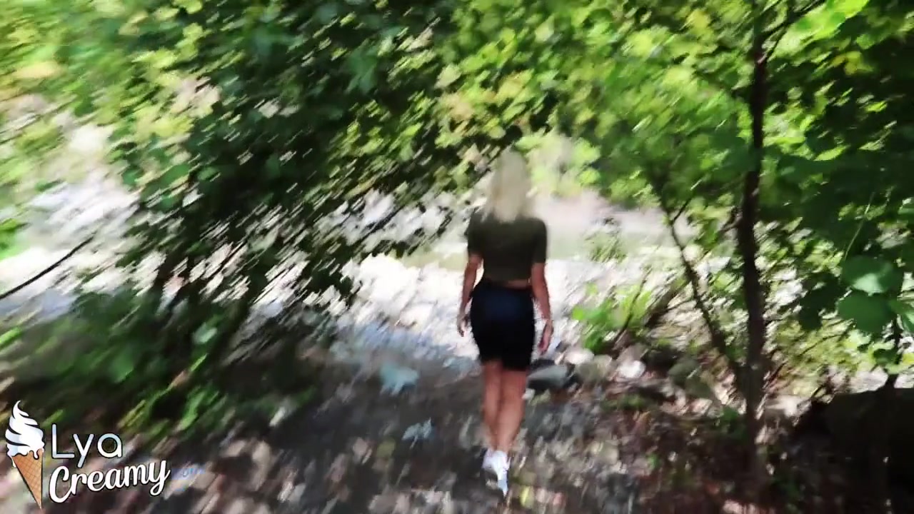 Blonde Blowjob Big Dick And Handjob Outdoor - Oral Creampie