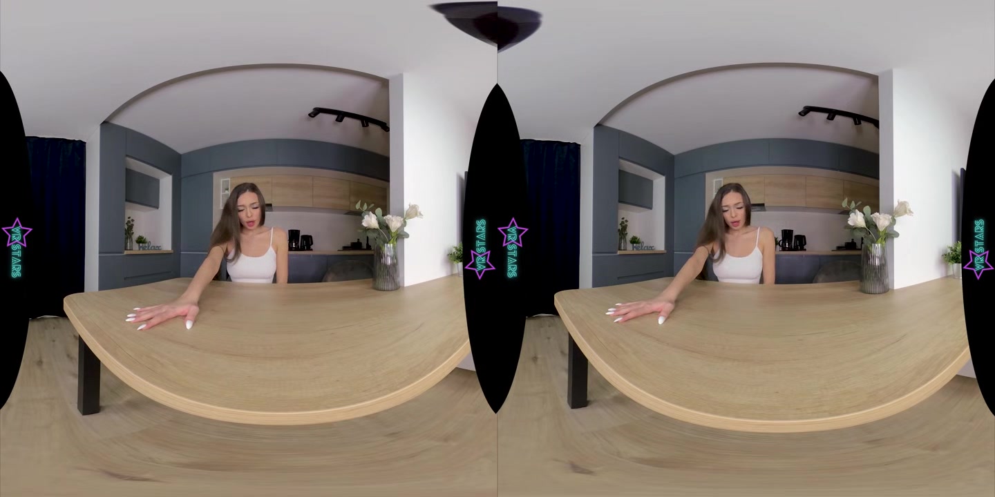 Stuffing My Pussy On The Kitchen Table - VRStars