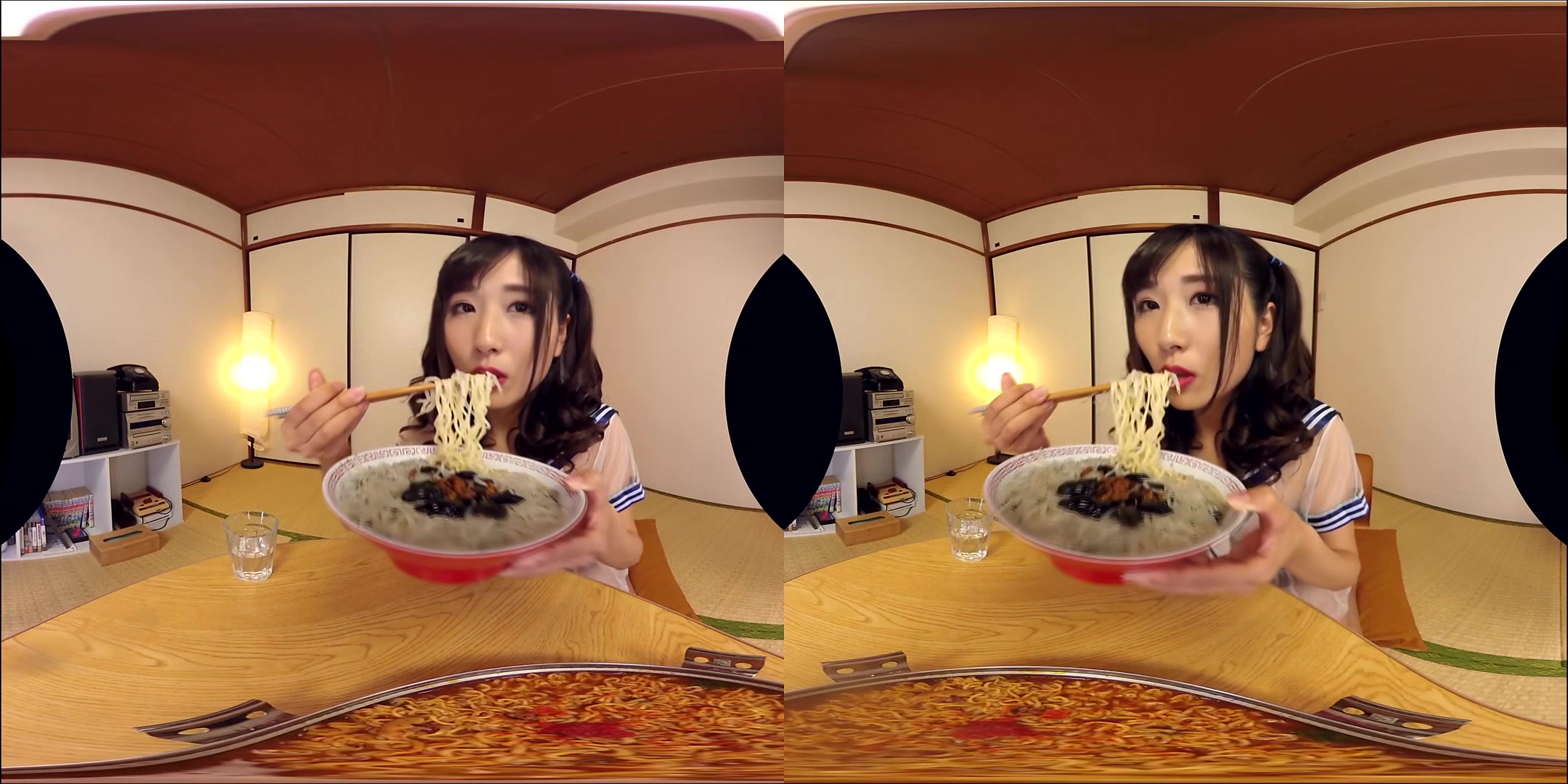 Kotomi Soramame Eats Bugs; Hot Japanese Idol Softcore Food Fetish