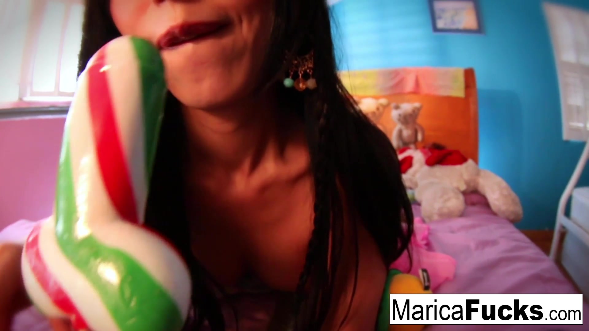 Maric Hase in Marica Plays With Candy Cock - MaricaHase