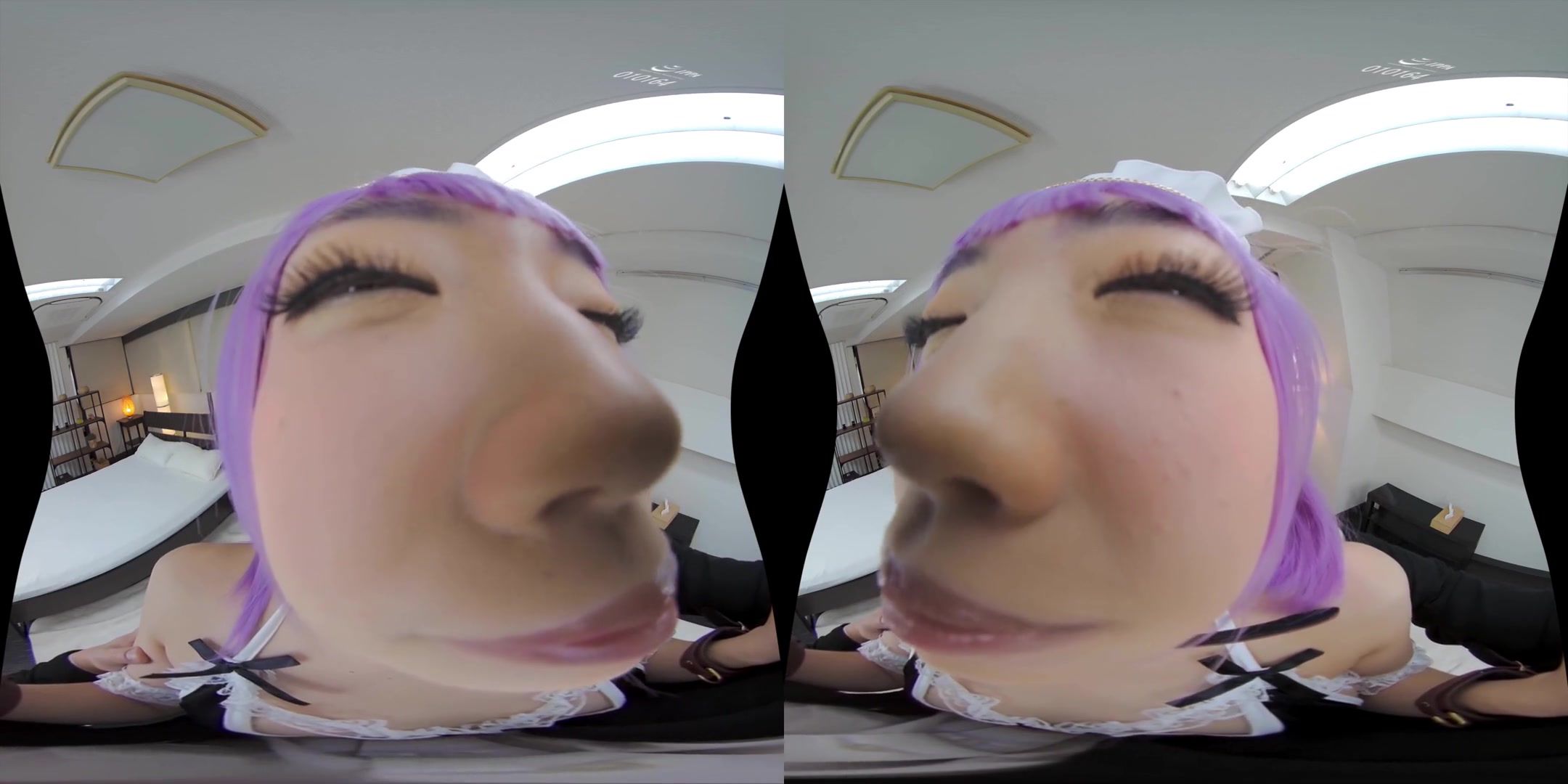 Cumming Inside Elf Maid; Purple Hair Cosplay Creampie Sex