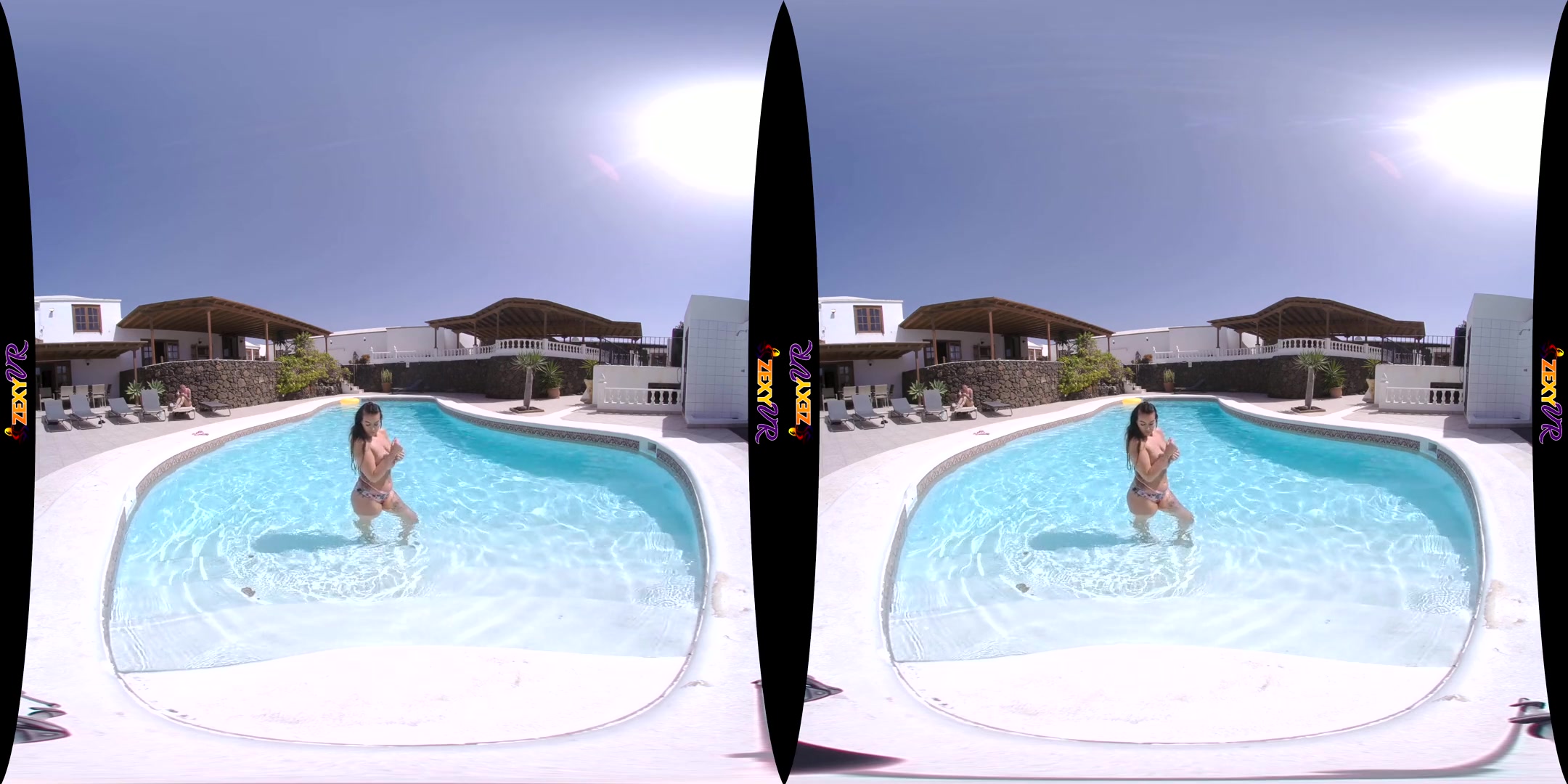Wetness - Thick Big Tits Curvy Topless Pool - SexLikeReal