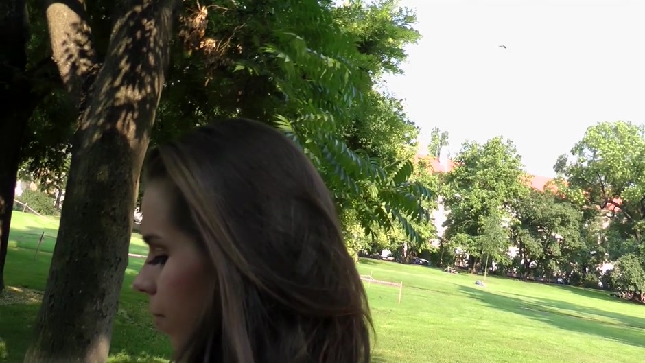 Cute bitch has wild sex on an empty street