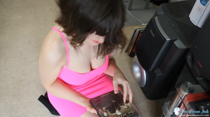 Kate Anne in Hot Pink Tits - DownblouseJerk
