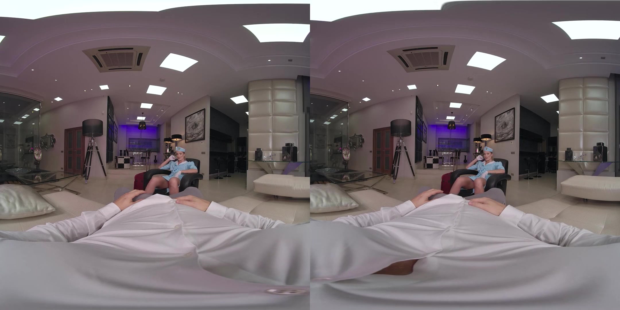 Crew Anal Fun - Fucking the Stewardess POV VR - SexLikeReal