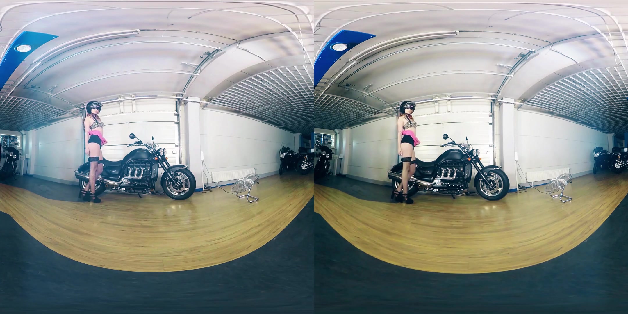 Klara in Redhead Gets Turned on by Her Motorcycle - BravoModelsMedia