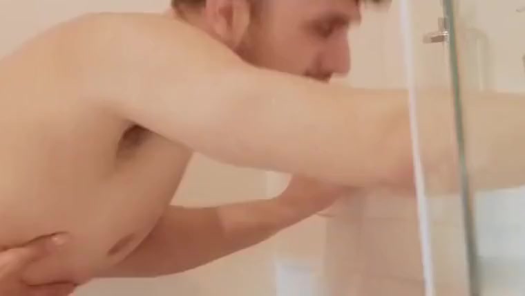 Venus Lux barebacks straight guy in the bathroom sexy tranny big ass