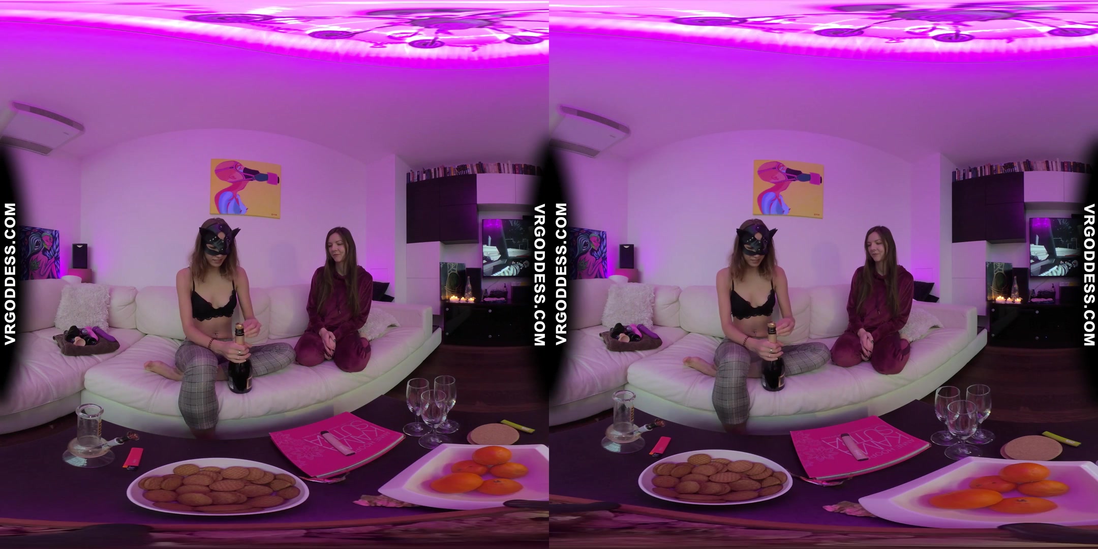 Blue Aesthetic Chillout Sesh Rebeka Ruby Smoking Lesbian Banging With Miss Pussycat