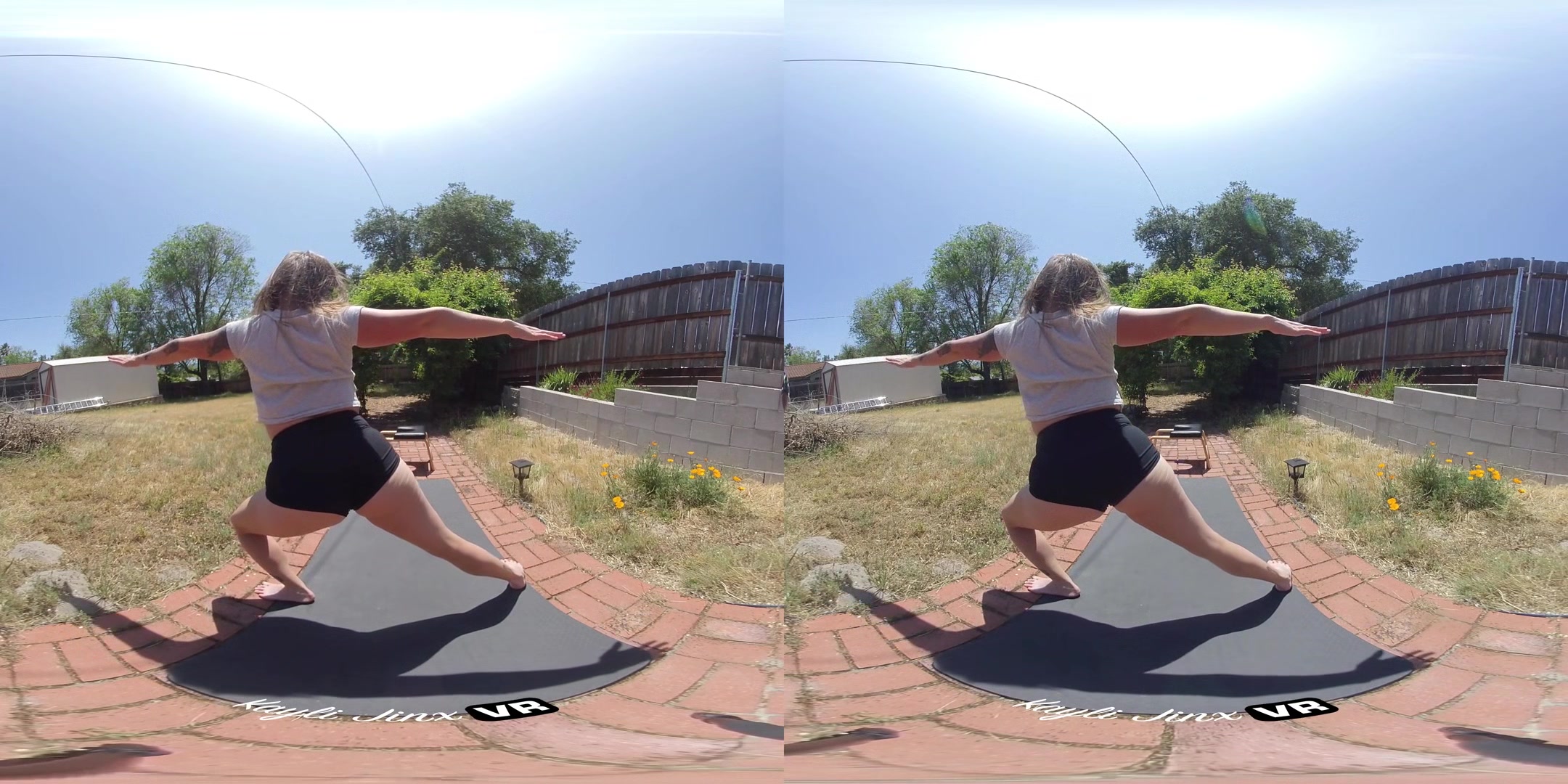 Outdoor Yoga Striptease