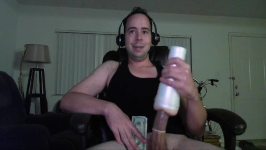Cum Twice - Filling A Condom With From My Large Dick