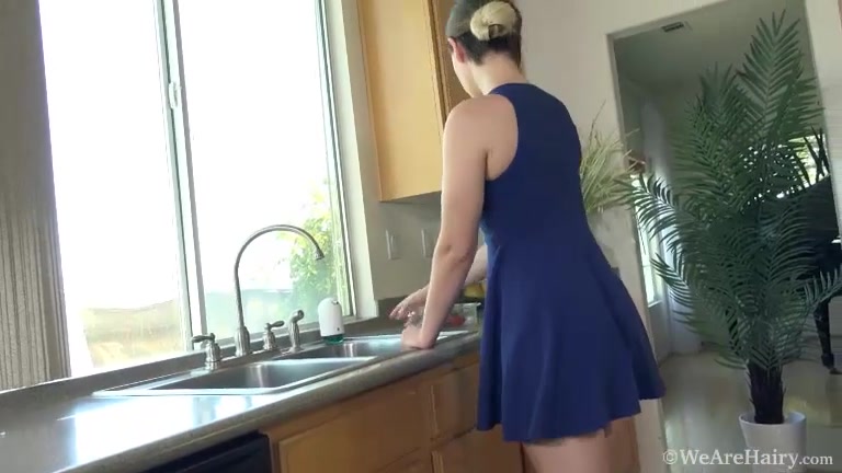 Natinella dances and then masturbates on a couch - Compilation - WeAreHairy