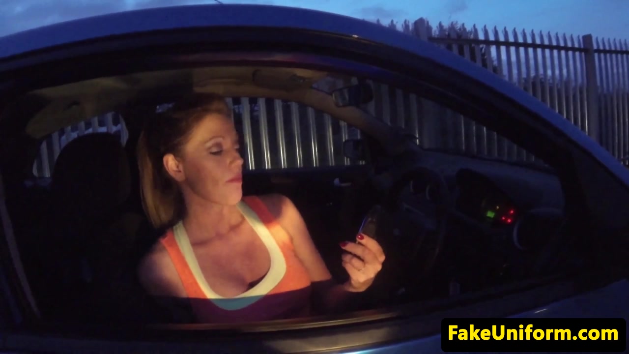 Busty brit pussypounded by cop