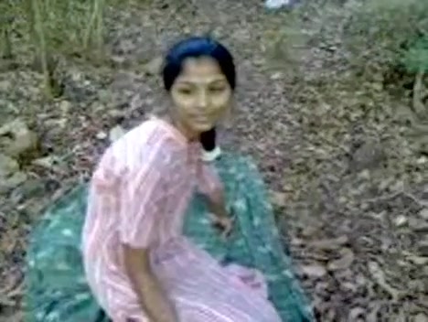 Hard Indian nipples and hairy pussy recorded in park