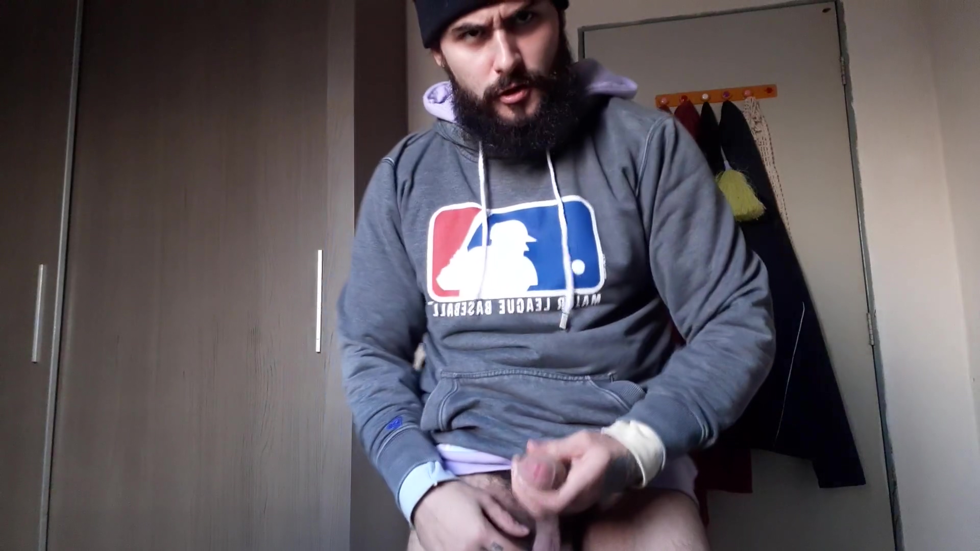 Hairy Dick Bearded Cumming