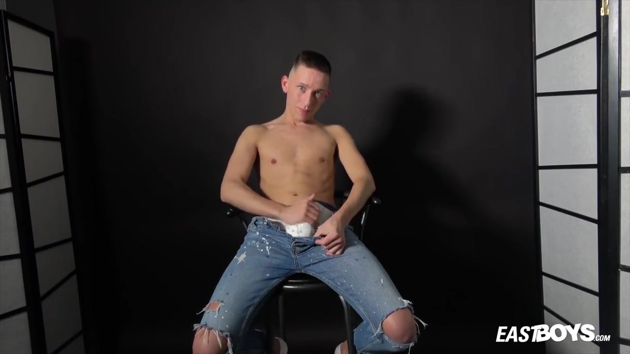 Boy Jerking His Chubbies Young Penis On The Chair