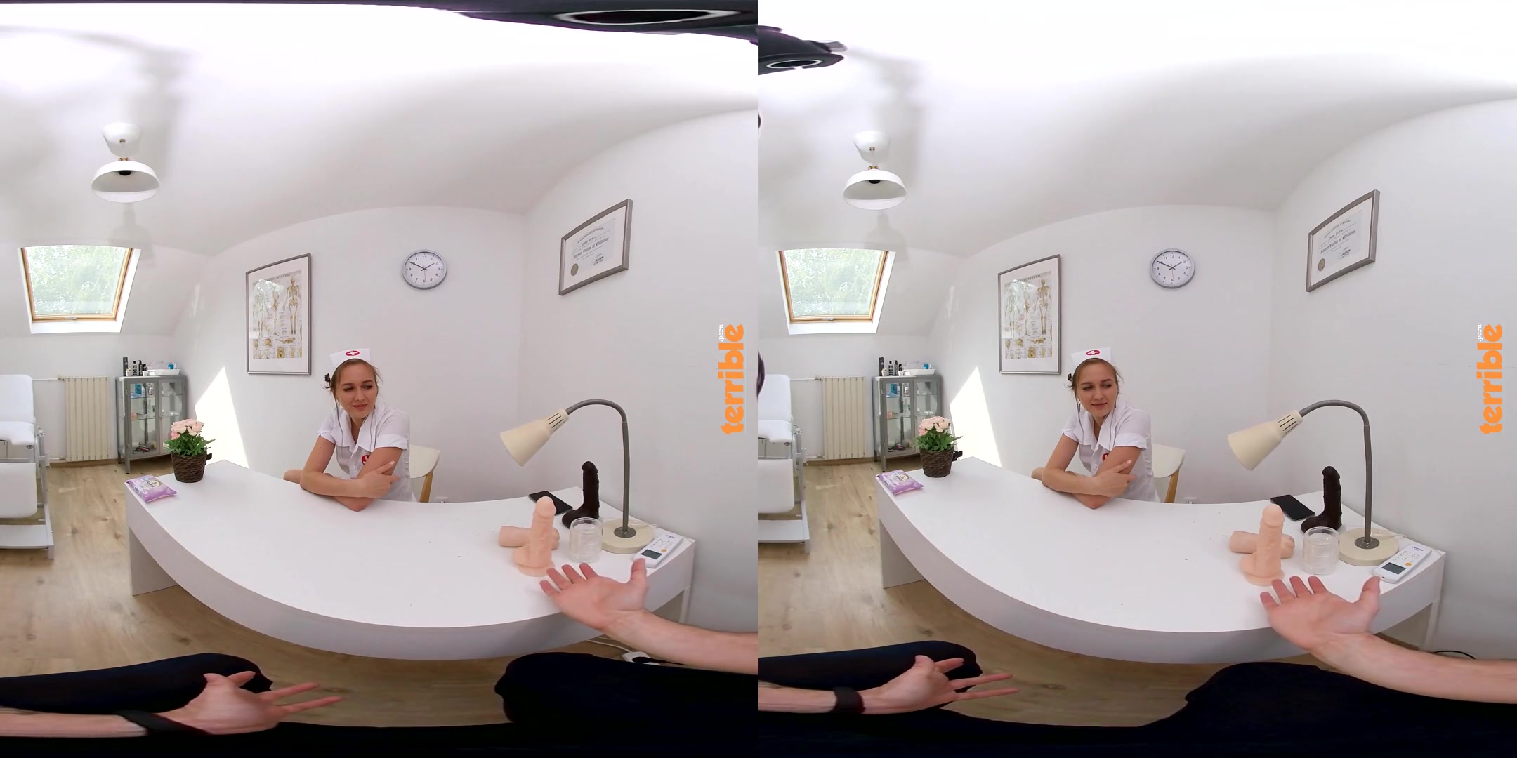 Nurse, Please Help me Get Hard! - SexLikeReal