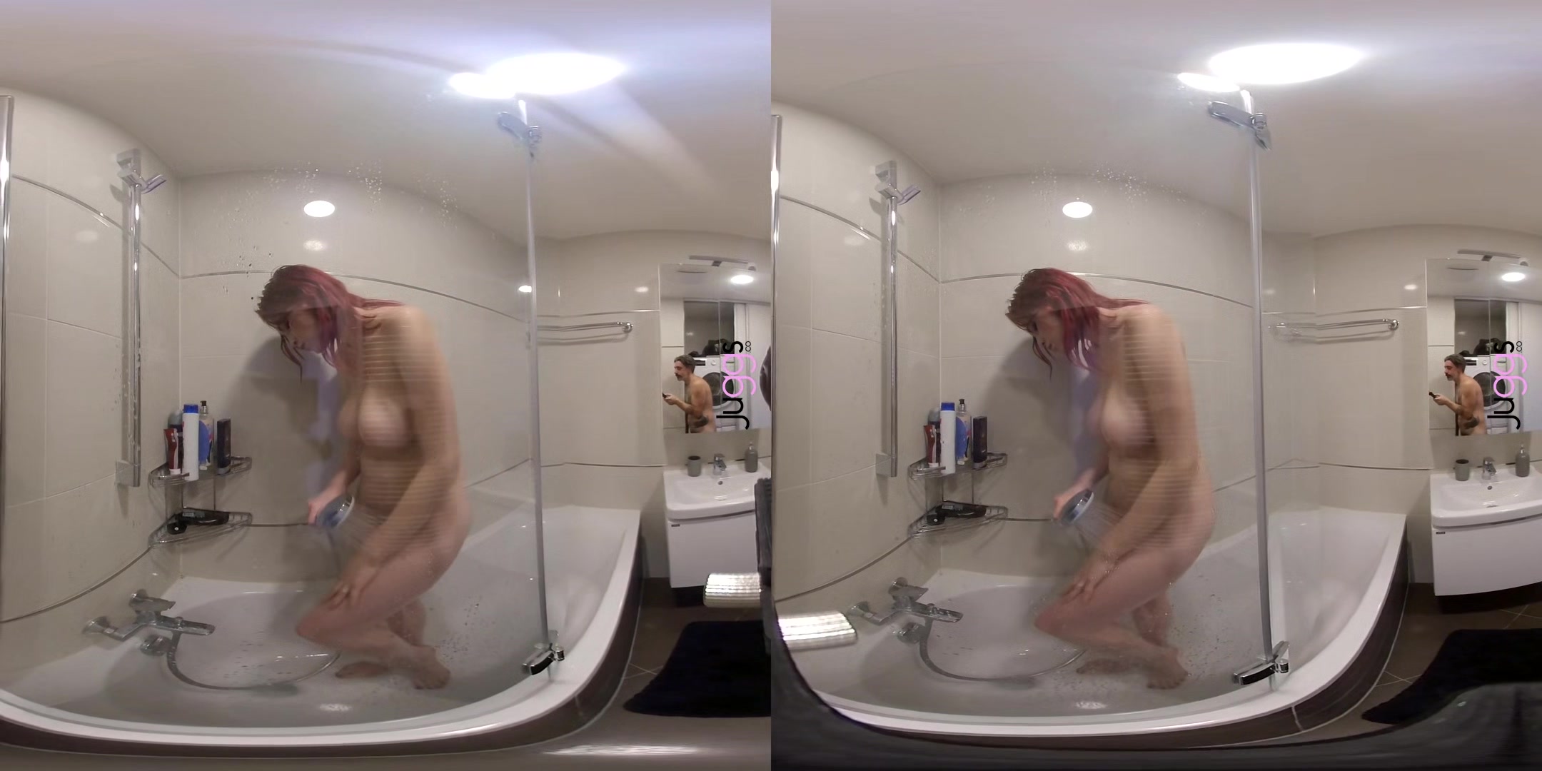 18 Busty Glory - Ep. 3 Strip And Shower - Big Tits Redhead Solo