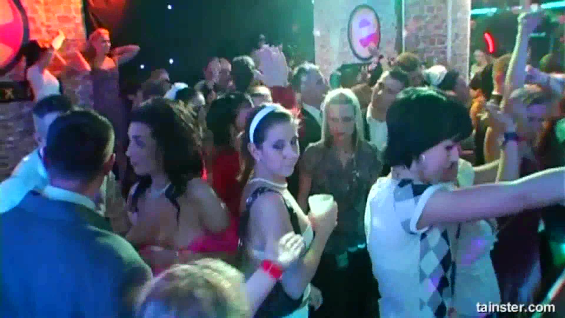 Superb horny brides suck big cocks in public
