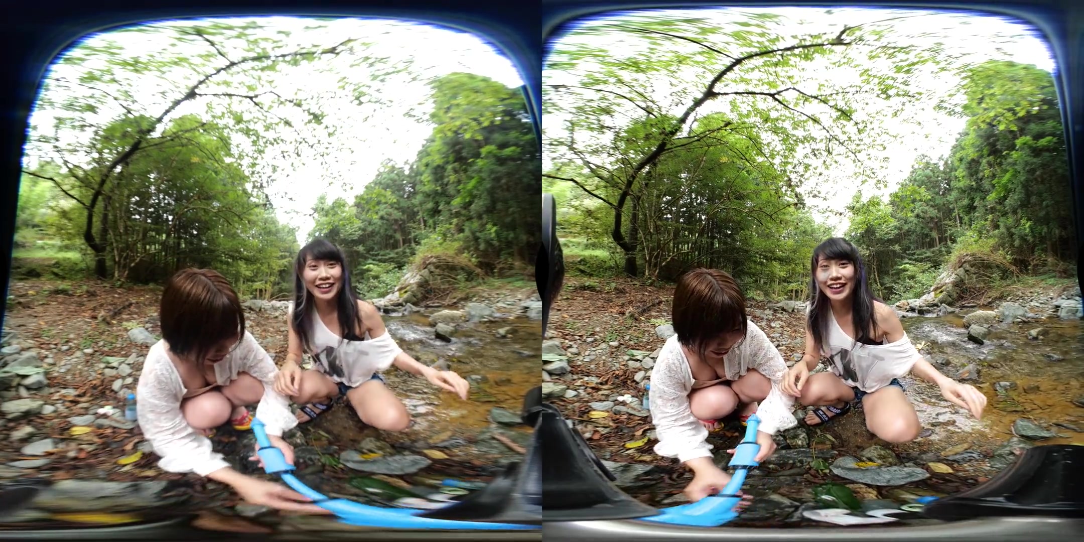 Virtual Dive: A Brighter Summer; Two Hot JAV Idols Softcore Non-Nude Virtual Date in Japanese