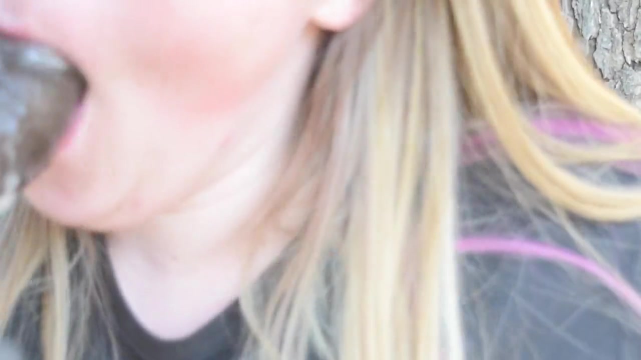 Super Head From Outside With Blonde Bbw