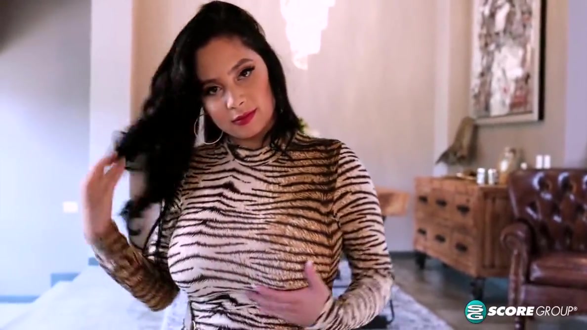 Kim Velez In Tiger In A Tight Dress