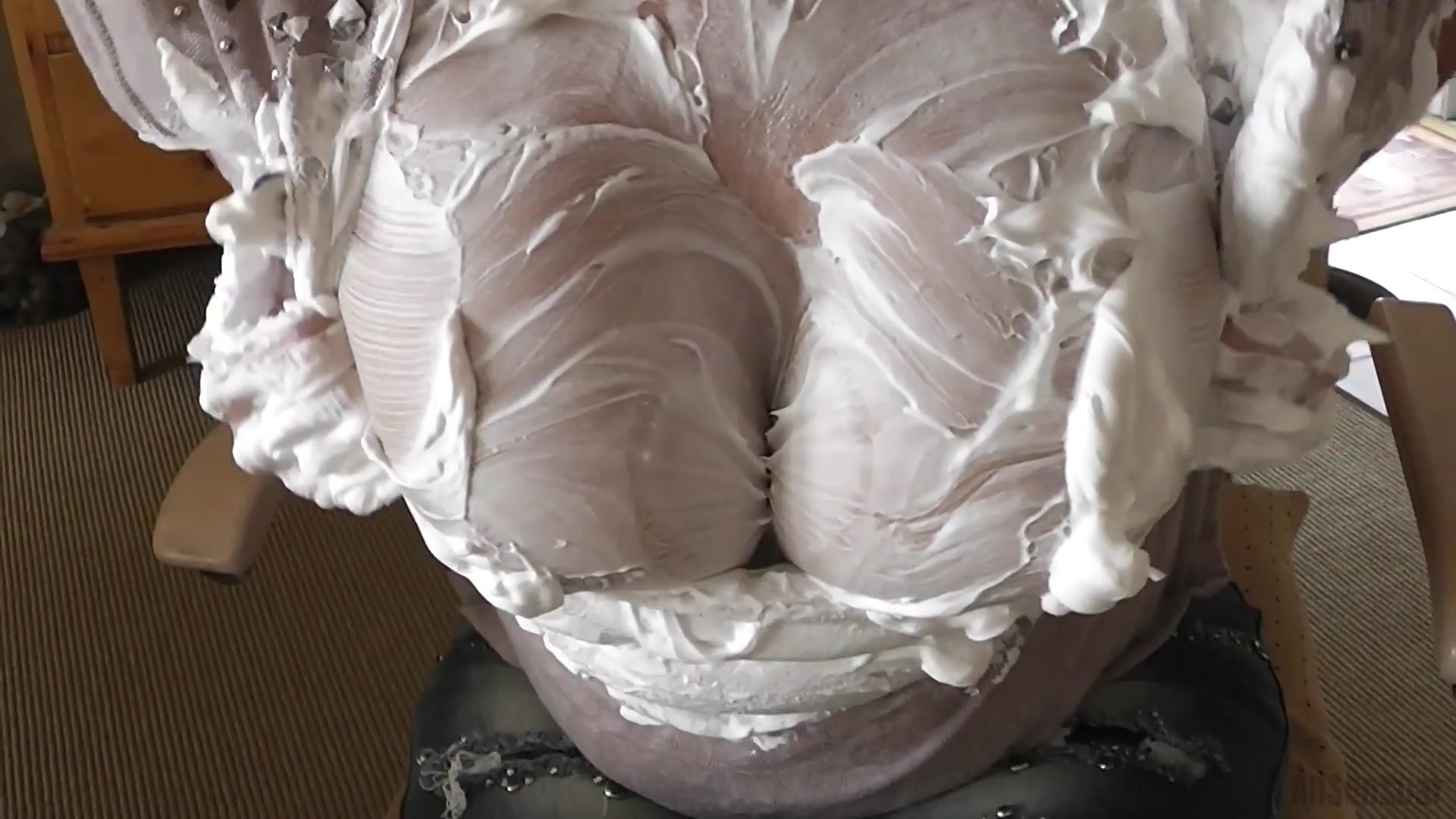 Busty Anna Spoils Her Boobs With Foam