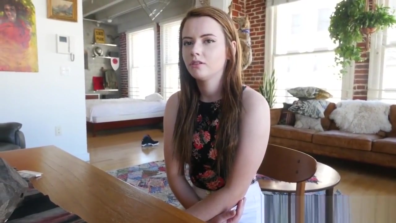 Young stepsister sucking and fucking in POV