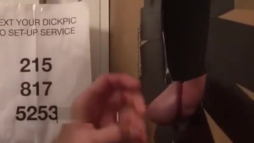 Swallow HUGE Load at Gloryhole